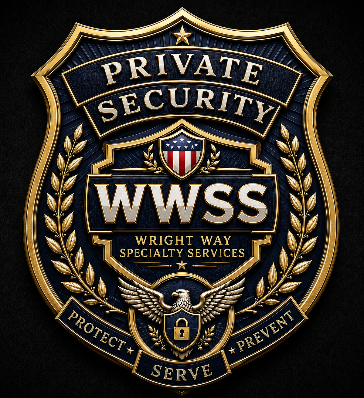 WWSS Private Security badge